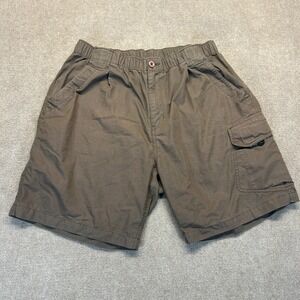 Simms Nano Sphere Cargo Shorts Men's Medium Elastic Waist Fishing Nylon Blend 7"